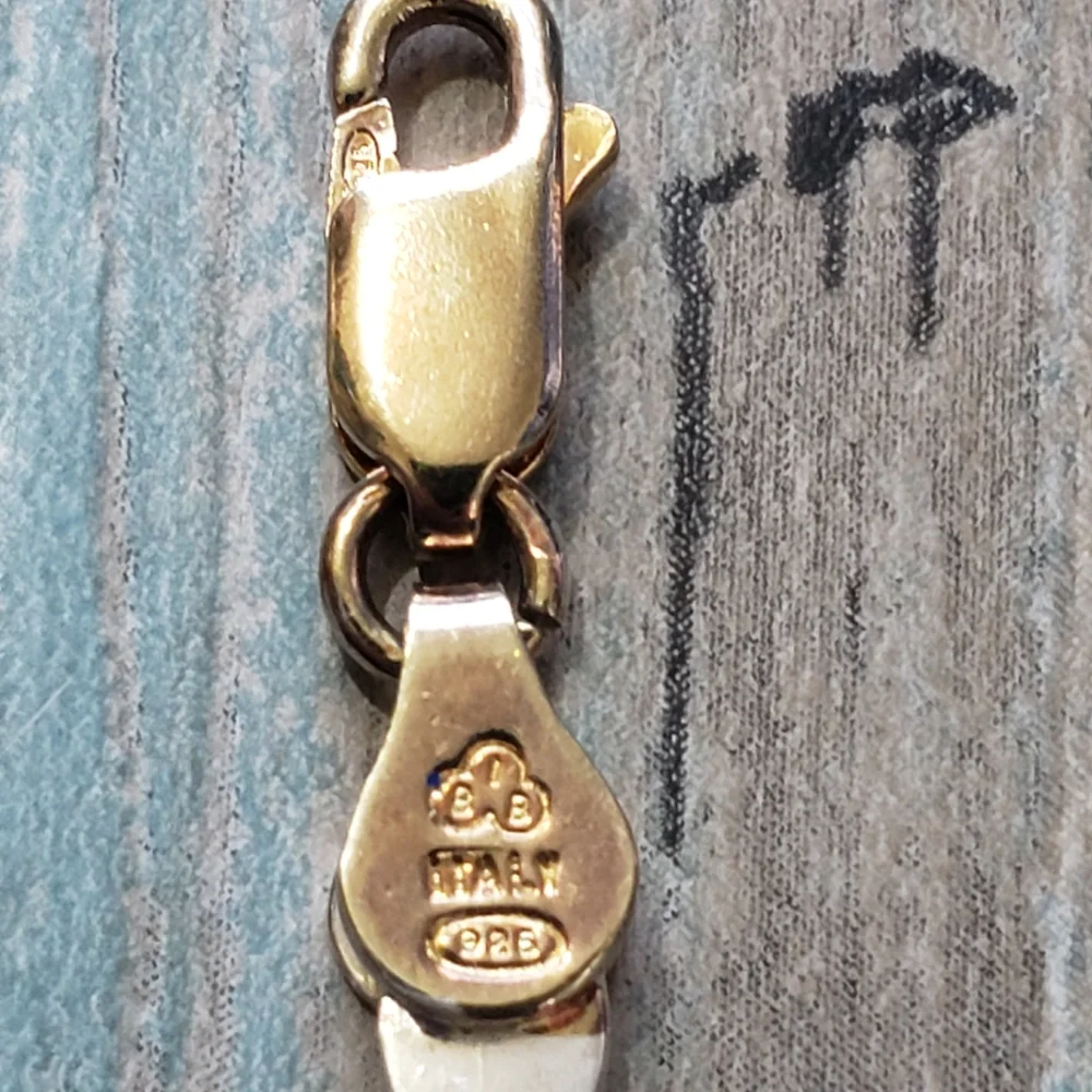 💕HP💕925 Italy Two Tones Bracelet! - Picture 6 of 10